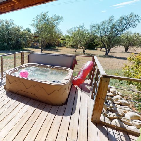 CASA MOBILE 5 persone - Luberon - 35m² - 2 camere da letto + jacuzzi (4 adulti & 1 bambino di max 12 anni)