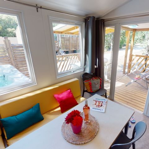 MOBILE HOME 6 people - Vaucluse - 28m² - 3 bedrooms + Jacuzzi