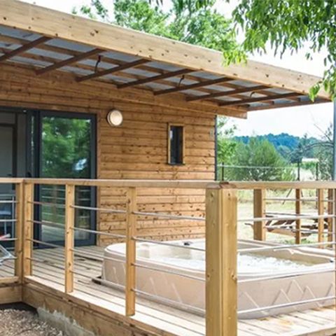 Chalet 4 personen - Luberon - 35m2 - 2 slaapkamers + Jacuzzi