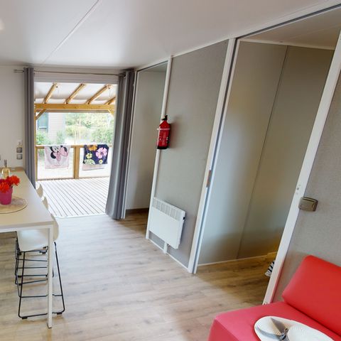 Stacaravan 6 personen - Cigale - 35m² - 3 kamers (5 volwassenen & 1 kind max 12 jaar)