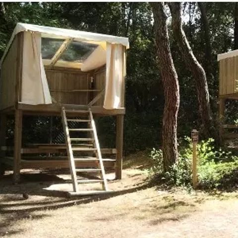 AUßERGEWÖHNLICHE UNTERKUNFT 2 Personen - Ecolodge Campétoile 1 Zimmer 2 Personen Ohne Sanitäranlagen