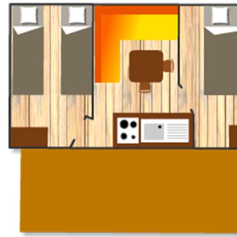 MOBILE HOME 4 people - ECO (No sanitary facilities)