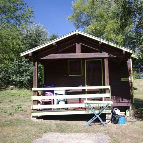 CHALET 2 personnes - CAVANON STANDARD VERT sans sanitaires