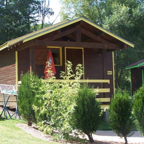 Chalet 2 personen - GELE CABANON zonder sanitair