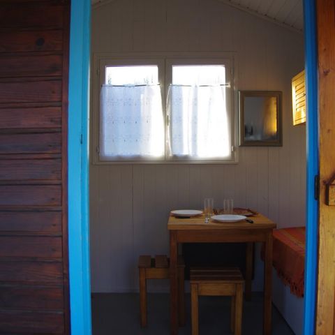 Chalet 1 Person - CABANON STANDARD BLAU ohne Sanitäranlagen