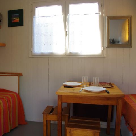 CHALET 1 person - STANDARD CABANON BLUE without sanitary facilities