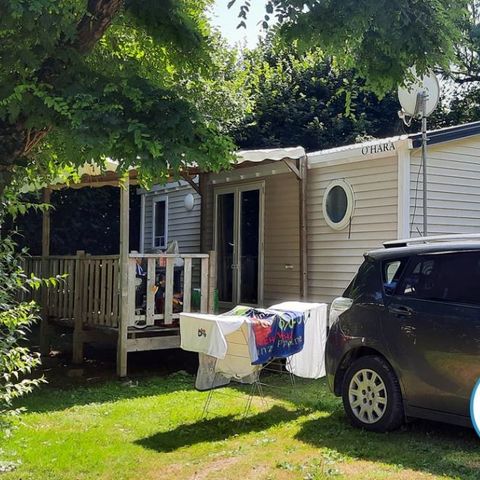 Stacaravan 5 personen - 2 slaapkamers met airconditioning