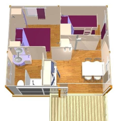 CHALET 4 people - NEMO 20 sqm