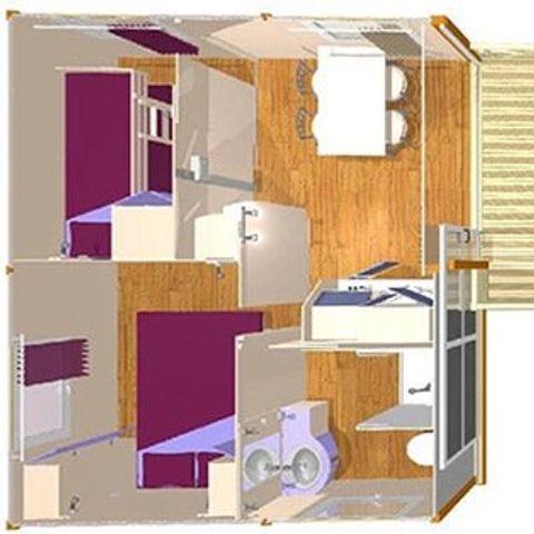 CHALET 4 people - NEMO 20 sqm