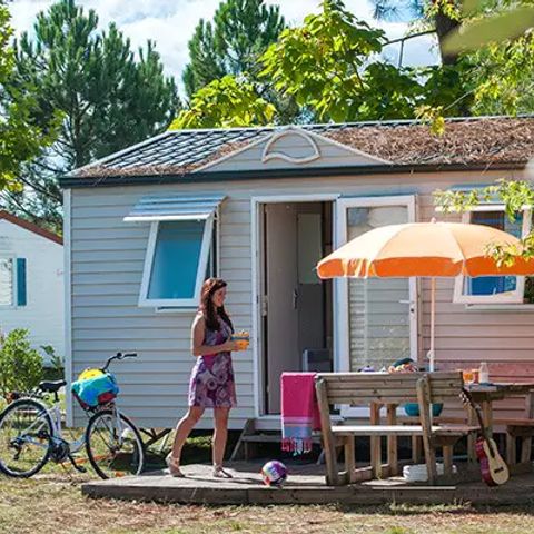 MOBILHOME 4 personnes - Mobil-home | Comfort | 2 Ch. | 4 Pers. |Terrasse simple  | Clim.