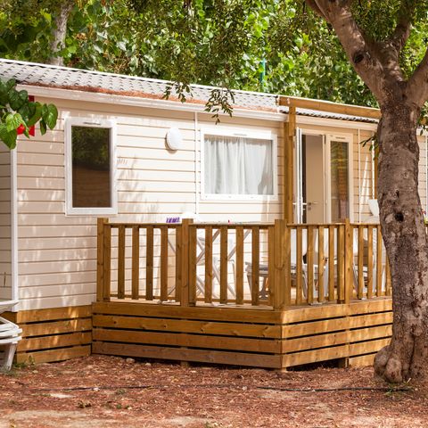 MOBILHOME 6 personnes - Mobil-home | Comfort XL | 2 Ch. | 4/6 Pers. | Terrasse surélevée | Clim.