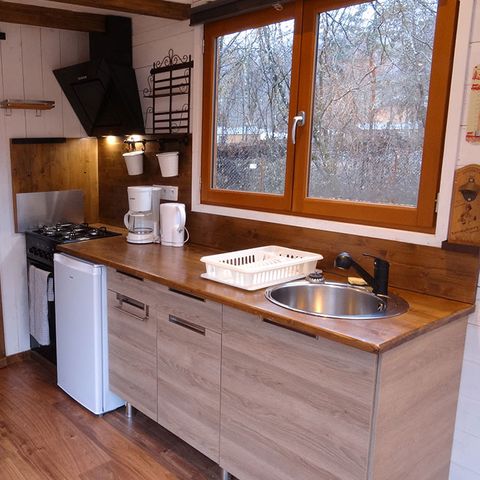 CHALET 4 personas - Tiny House - entresuelo accesible por escalera