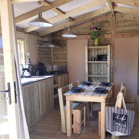 UNUSUAL ACCOMMODATION 5 people - Cosyflower Premium 38m² (2 bedrooms) + TV + dishwasher + bed linen + towels + covered terrace 4/5 pers.