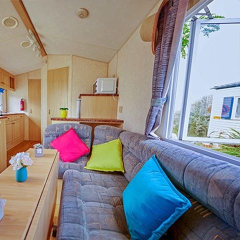 Stacaravan 4 personen - Klassiek | 2 Slaapkamers | 4 Pers | Verhoogd terras | Airconditioning