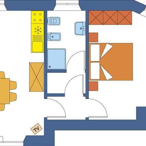 APARTMENT 6 people - GLICINE (ground floor or upper floor)