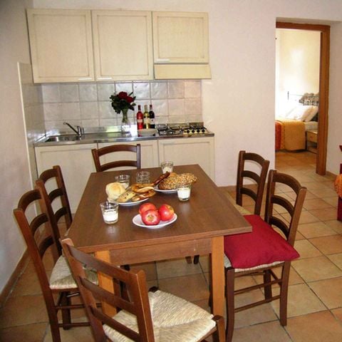 Appartement 6 personen - GLICINE (begane grond of bovenverdieping)