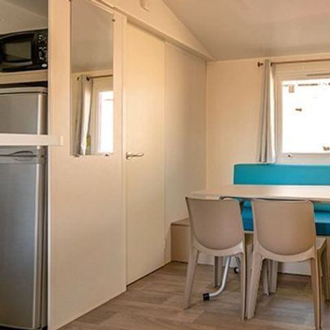 Stacaravan 4 personen - Mobile-home | Comfort XL | 2 slaapkamers | 4 pers. | Verhoogd terras | Airconditioning.