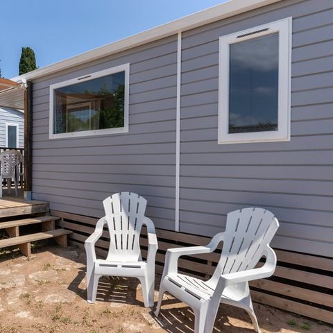 Stacaravan 6 personen - Mobile-home | Comfort | 2 Slaapkamers | 4/6 Pers. | Single terras | Air-con.