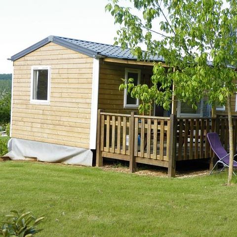 CHALET 4 Personen - Locatif Holz mit überdachter Terrasse