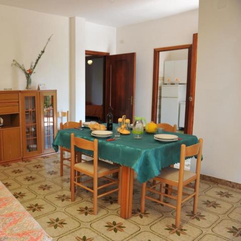 VILLA 6 people - TRILOCALE (ground floor or 1st floor)