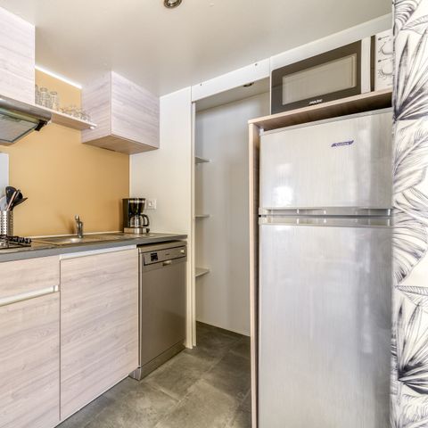 MOBILHOME 6 personnes - Premium | 2 Ch. | 4/6 Pers. | Terrasse surélevée | Clim.