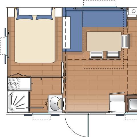 MOBILHEIM 6 Personen - Family Eco - 30 m²