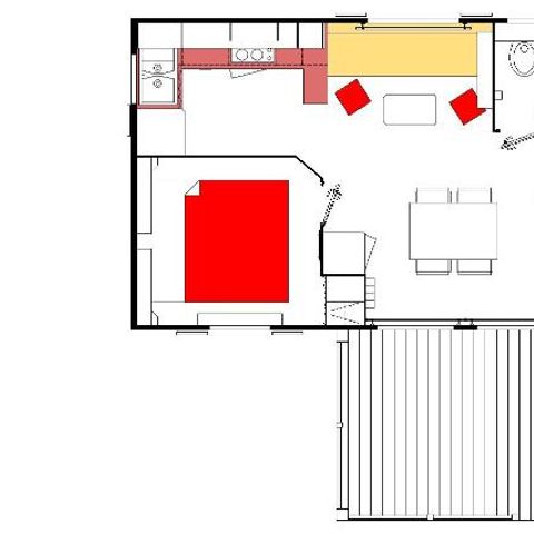 MOBILE HOME 5 people - Cabane du Jura - air-conditioned