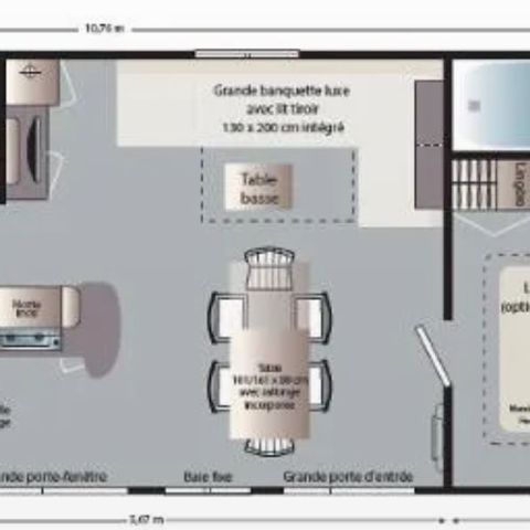 MOBILHOME 7 personas - Familia XL