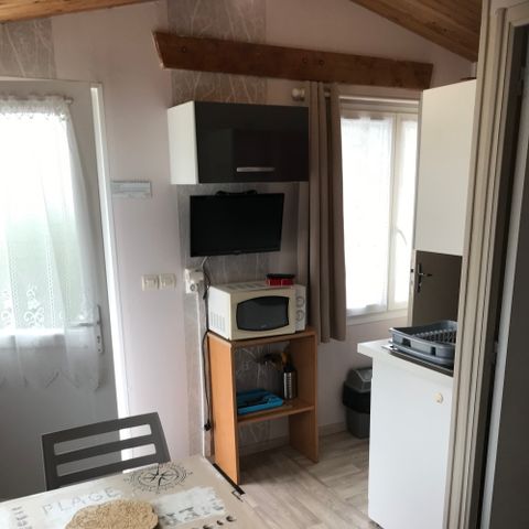 CHALET 2 Personen - 16m² - 1 Schlafzimmer (ohne Dusche)