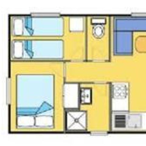 CASA 3 personas - MEDITERRÁNEO COMPACTO ESTÁNDAR