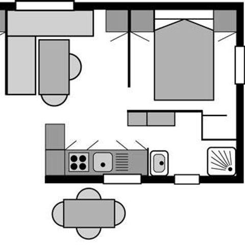 MOBILHOME 6 personas - Familia