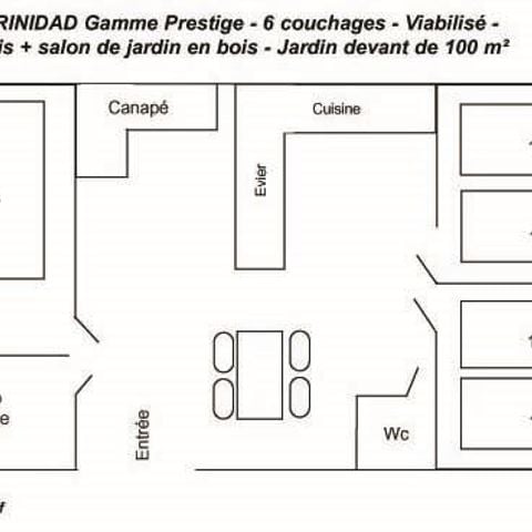 CASA MOBILE 6 persone - Comfort - 3 camere da letto