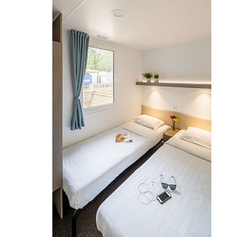 Stacaravan 5 personen - Mobile-home | Comfort | 2 Slaapkamers | 5 Pers. | Overdekt Terras | Air-con.