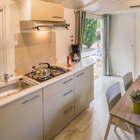 MOBILHOME 5 personnes - Mobil-home | Comfort | 2 Ch. | 5 Pers. | Terrasse Couverte | Clim.