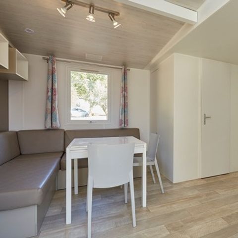 Stacaravan 8 personen - Mobile-home | Comfort XL | 3 slaapkamers | 6/8 pers. | Verhoogd terras | Airconditioning.