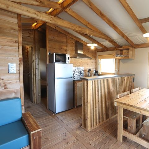 Safaritent 5 personen - Lodge Premium 32m²