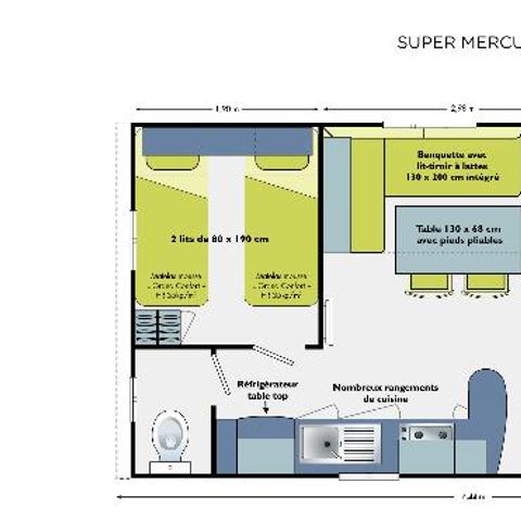 MOBILHOME 6 personnes - Confort