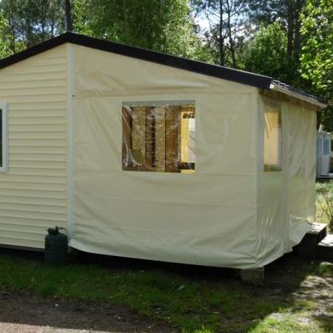 BUNGALOW TOILÉ 5 personnes - Tithome - semi toilé, sans évier, ni salle de bain, avec wc