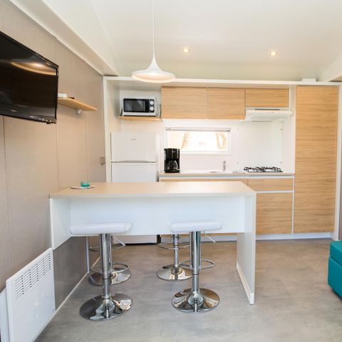 MOBILHOME 6 personnes - Premium 3 Pièces 6 Personnes Climatisé + TV (4 adultes + 2 enfants -12 ans max)