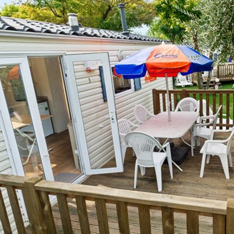 MOBILHOME 6 personnes - Classic | 2 Ch. | 4/6 Pers. | Terrasse | Clim.