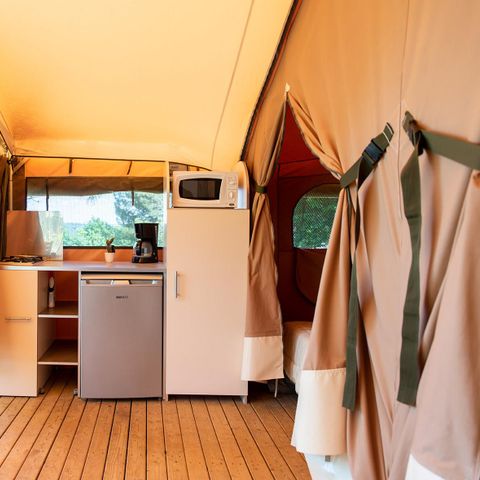 CANVAS AND WOOD TENT 5 people - Lodge without sanitary facilities