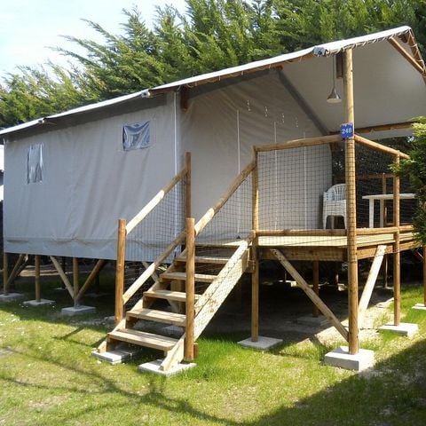 TENDA IN TELA E LEGNO 4 persone - COMFORT 34 m² (34 m²)