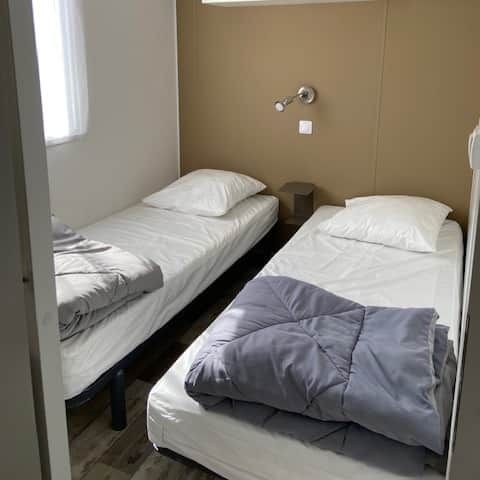 MOBILHOME 6 personnes - GRÈBE HUPPÉ (2017) - MH123 - Breiz Iloc