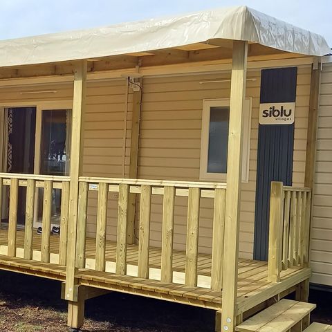 MOBILHOME 6 personnes - 3 chambres (jusqu'à 40m²) - 1 SDB