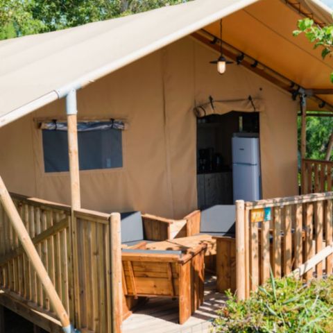 Safaritent 6 personen - SUNLODGE PRESTIGE ETANG 2BED 1BAD