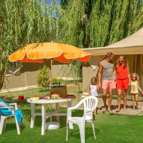 CANVAS AND WOOD TENT 4 people - ECO 2ch 4P without sanitary facilities