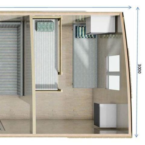 MOBILHOME 4 personas - ELITE TOILE ET BOIS, Sin sanitarios