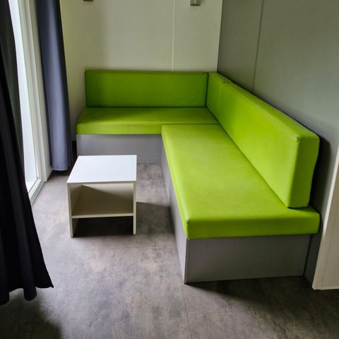 MOBILHEIM 4 Personen - Mobilheim O'Hara 2 Zimmer, nicht überdachte Terrasse + TV