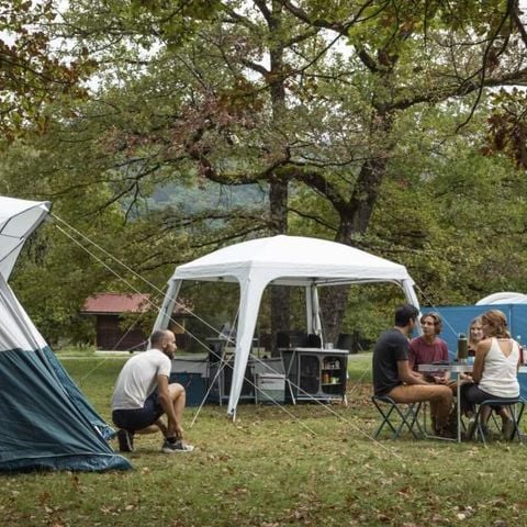 Tent 4 personen - Klaar om te kamperen Quatro Comfort + Koelkast