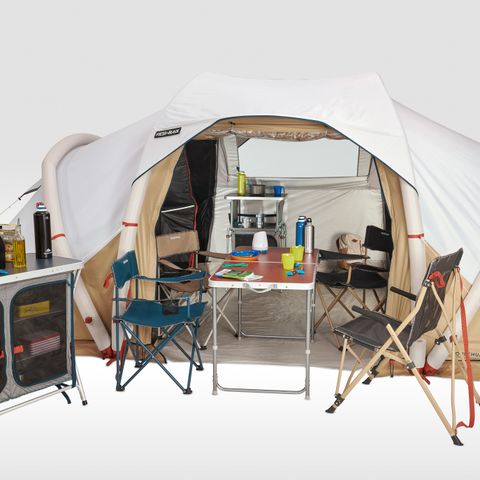 TENDA DA CAMPEGGIO 4 persone - Pronto per il campeggio Quatro Comfort + Frigorifero